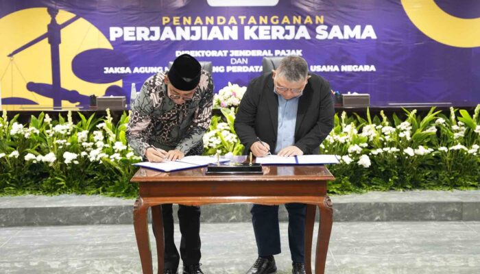 Perkuat Sinergi, DJP Dan Kejaksaan Teken Kerja Sama