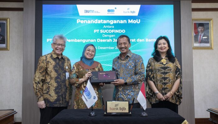 Akselerasi Bisnis, bank bjb dan PT Sucofindo Tandatangani MoU