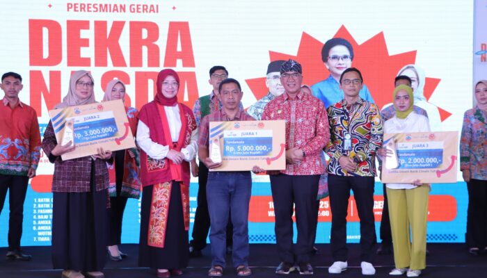 Launching Gerai Dekranasda Kota Cimahi, Pj. Walikota Cimahi : Upaya Strategis Dorong UMKM Cimahi Berdaya Saing