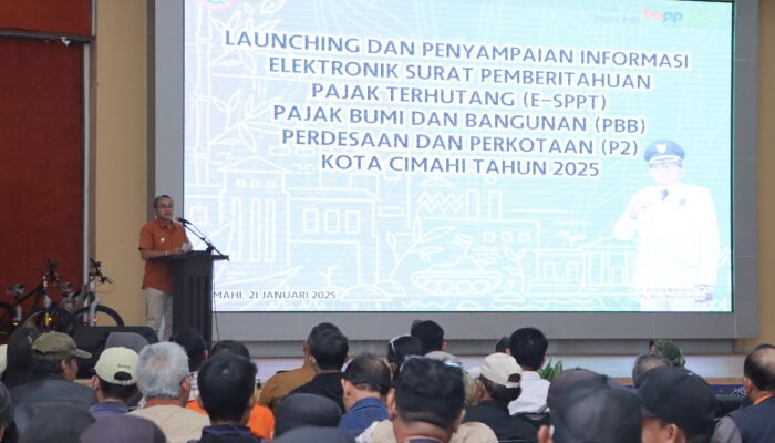 Pemkot Cimahi Launching SPPT PBB P2 Secara Elektronik Tahun 2025