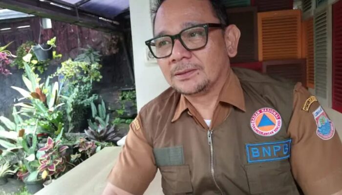 Cuaca Ekstrim Di Cimahi, Kepala Pelaksana BPBD Kota Cimahi, Fitriandy Kurniawan Imbau Warga Harus Waspada