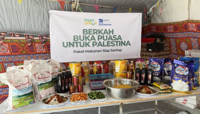 Mandiri Amal Insani Jawa Barat dan Itqan Peduli Salurkan Iftar untuk 1.800 Warga Palestina