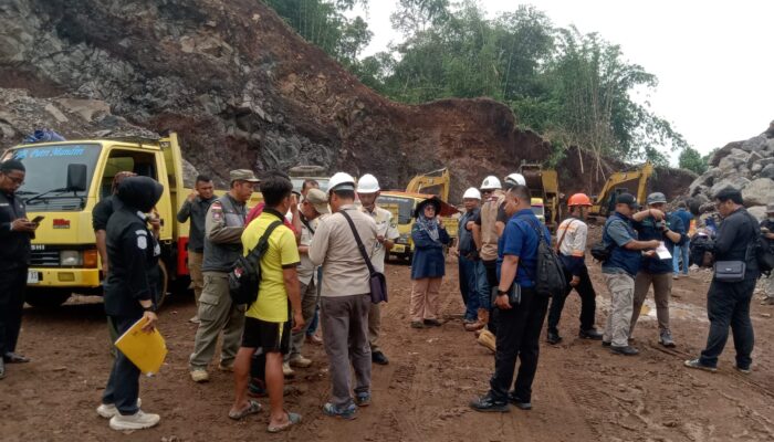 Tim Gabungan Tutup tambang Ilegal di Cianjur