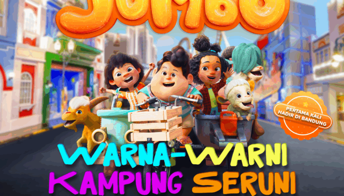 Rayakan Warna-Warni Kampung Seruni Bersama Jumbo di Trans Studio Bandung!