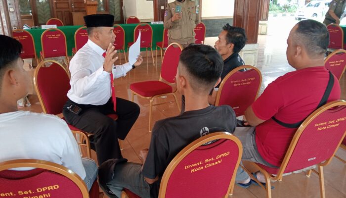 Puluhan PKL dan Pembuang Sampah Sembarangan Jalani Sidang Tipiring di Cimahi