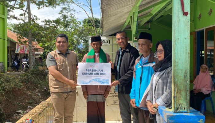 Itqan Peduli Resmikan Sumur Bor untuk Warga dan Masjid di Desa Pasirbaru Cianjur