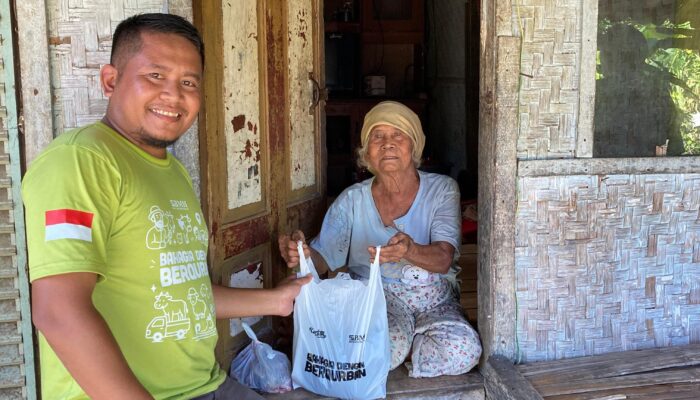 BMH Jabar Salurkan 50 Ekor Domba Qurban di Pelosok Garut Selatan