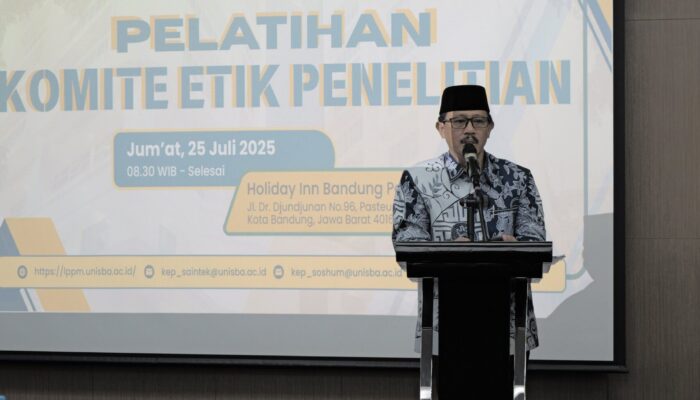 Kolaborasi LPPM UNISBA dan INAREC dalam Pelatihan Komite Etik Penelitian