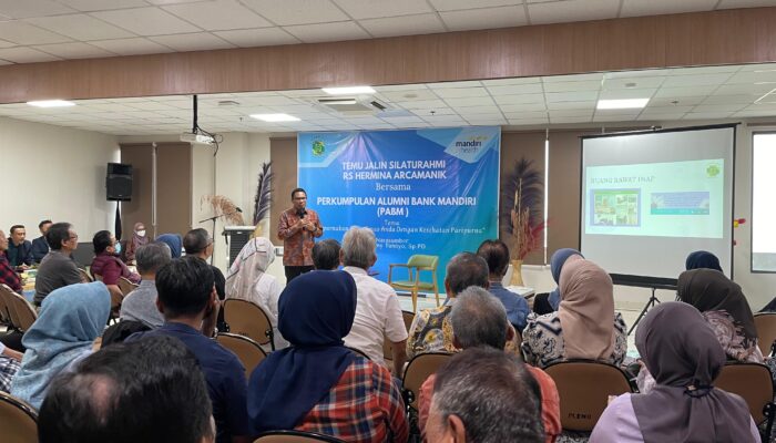 Silaturahmi Penuh Makna: RS Hermina Arcamanik dan Alumni Bank Mandiri Dorong Kesadaran Kesehatan Lanjut Usia