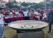 Peringati HUT RI ke-80, Danpussenif Letjen Iwan Setiawan dan Bobon Santoso Gelar Masak Besar Untuk 3000 Orang
