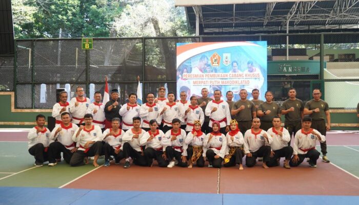 Bentuk Postur Prajurit TNI AD Jago Bela Diri, Dankodiklatad Resmikan Cabang Khusus  Merpati Putih