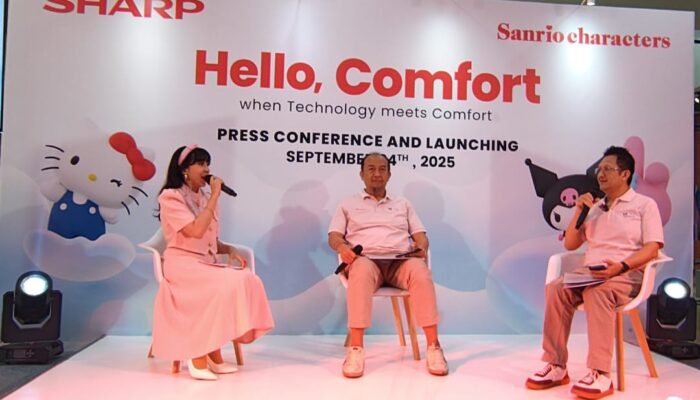 Hello, Comfort: Sharp Rayakan 55 Tahun di Indonesia dengan Sentuhan Sanrio