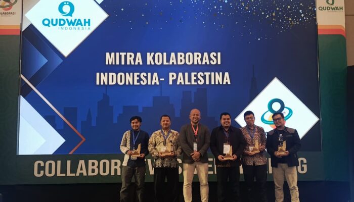 Itqan Peduli Raih Penghargaan Mitra Kolaborasi Indonesia-Palestina Dari Qudwah Indonesia