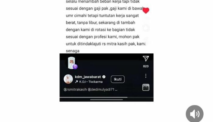Tenaga Kesehatan RS Mitra Kasih Ungkap Ketimpangan Kerja Viral di Media Sosial