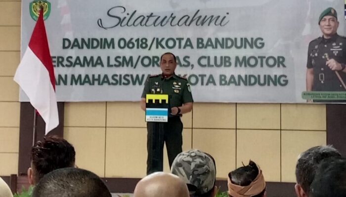 Dandim 0618/Kota Bandung Letkol Inf Robil Syaifullah Ngopi Bareng Ormas, LSM, Mahasiswa, dan Klub Motor
