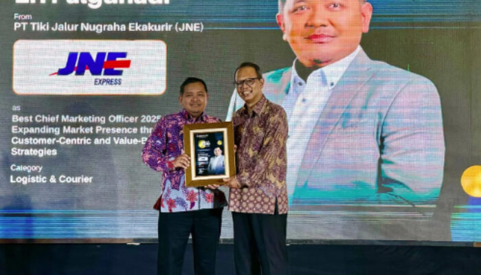 JNE Raih Best CMO Award 2025, Kado Istimewa Jelang Ulang Tahun ke-35