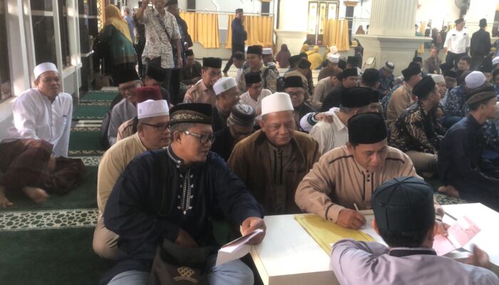 Verifikasi Data Ormas Keagamaan IPIM, PMB, dan BAGI Kecamatan Batam Kota Dilaksanakan di Masjid Bidayatul Hidayah