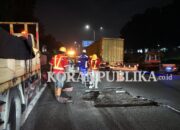 Imbas Cuaca Ekstrem, Jasamarga Metropolitan Tollroad (JMT) Optimalkan Tim Pemeliharaan Jalan Tol 24 Jam