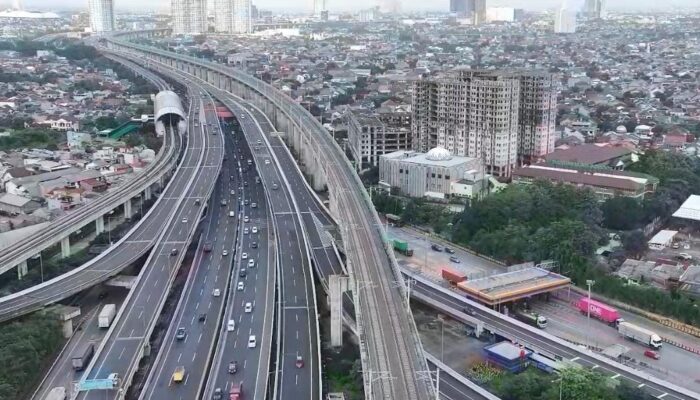 Sebanyak 367.800 Kendaraan Melintas di Ruas Jalan Layang MBZ Selama Periode Libur Tahun Baru Imlek 2026