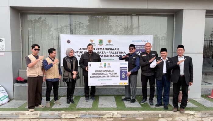 Pemkab Karawang Salurkan Bantuan Ambulans untuk Kemanusiaan di Palestina