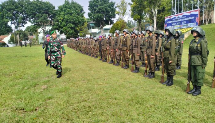 Menempa Karakter dan Kepedulian, 113 Mahasiswa Jawa Barat Ikuti Pendidikan Menwa Mahawarman