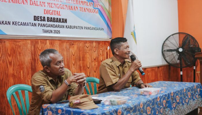 Akselerasi Digitalisasi Desa, Diskominfo Pangandaran Sambangi Desa Babakan Lewat Program “Kominfo Saba Desa”
