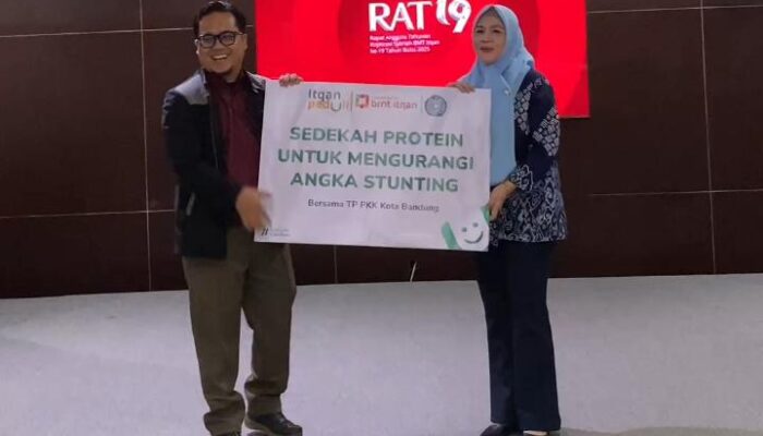 Itqan Peduli Serahkan Sedekah Protein untuk Dukung Penurunan Angka Stunting di Kota Bandung