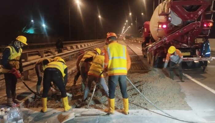 Guna Tingkatkan Kualitas Layanan Jalan Tol, Jasa Marga Lanjutkan Pemeliharaan Jalan di Ruas Tol Cipularang dan Padaleunyi