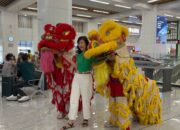 KCIC Hadirkan Barongsai di Stasiun Whoosh Halim dan Padalarang, Semarakkan Libur Panjang Imlek 2026