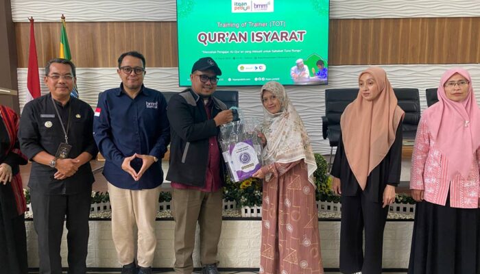Bangun Dakwah Ramah Disabilitas, Itqan Peduli dan Baitulmaal Muamalat Selenggarakan TOT Qur’an Isyarat