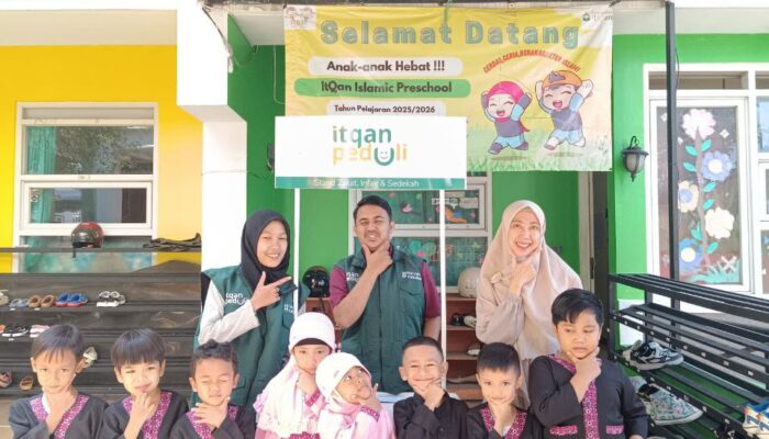 Belajar Berbagi Dengan Ceria, Anak-anak Daycare dan Preschool Sekolah Itqan Ikuti Edukasi Zakat dari Itqan Peduli