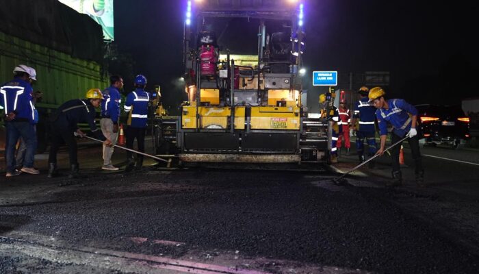 Jasa Marga Terus Lakukan Perbaikan Perkerasan di Ruas Tol Jakarta–Tangerang