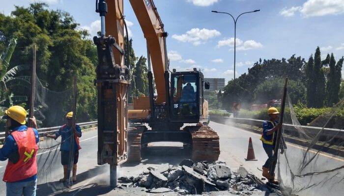 Lanjutkan Peningkatan Kualitas Jalan Tol, Jasamarga Metropolitan Tollroad Lakukan Rekonstruksi Perkerasan di Ruas Tol JORR