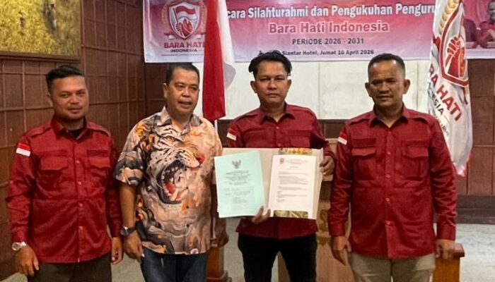 Pengukuhan DPP BARA HATI Indonesia Berlangsung Khidmat di Siantar Hotel
