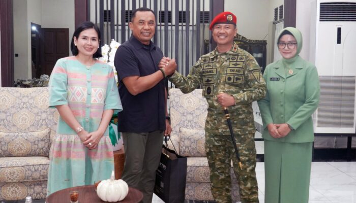 Dankodiklatad Terima Anjangsana Danpusdiklatpassus, Pererat Silaturahmi dan Pengabdian