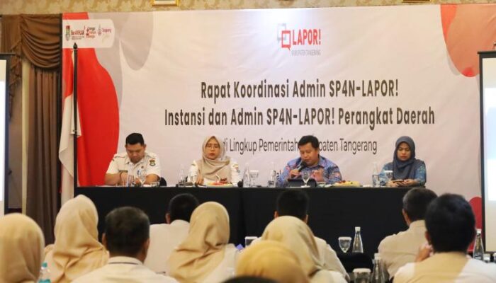 Tingkatkan Kualitas Pelayanan Publik, Diskominfo Kabupaten Tangerang Gelar Rakor SP4N-LAPOR