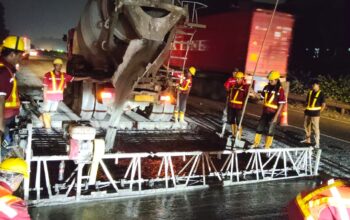 Menjawab Tantangan Beban Lalu Lintas Tinggi, Jasa Marga Terus Tingkatkan Kualitas Jalan di Ruas Tol Jakarta-Tangerang (Janger)