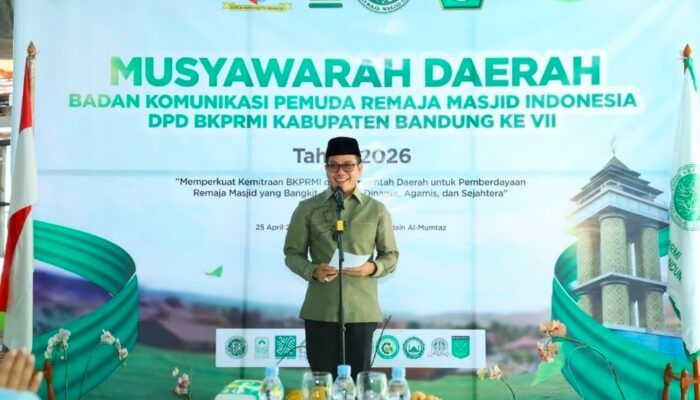 Abdul Rouf Jadi Ketua Terpilih, Bupati KDS Minta BKPRMI Selaraskan Program Kerja dengan Pemkab Bandung
