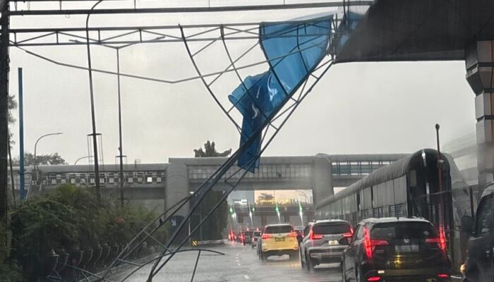 Imbas Cuaca Ekstrem, Terpantau Pohon Tumbang Di Beberapa Titik Jalan Tol, Jasa Marga Lakukan Pengamanan