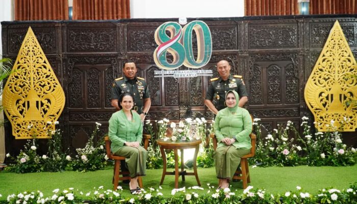 Dankodiklatad Hadiri HUT ke-80 Persit KCK, Tegaskan Peran Strategis dalam Dukung Ketahanan Keluarga Prajurit