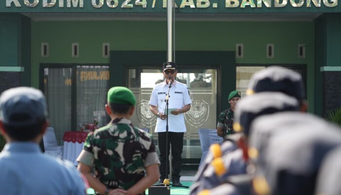 Linmas Didorong Semakin Sigap dan Solid, KDS Buka LKBB Piala Dandim 0624