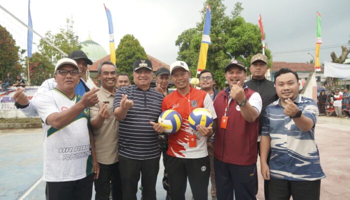 Bupati Garut Monitoring Liga Voli Antar-Desa 2026 di Bayongbong