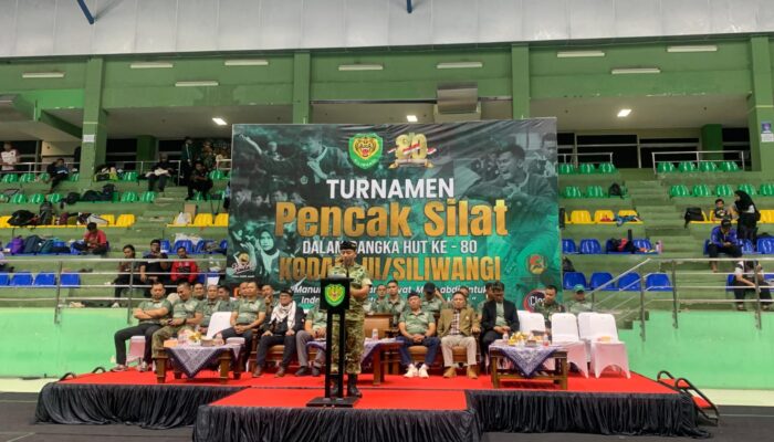 Kodim 0618/Kota Bandung Sabet Juara Umum Turnamen Pencak Silat Piala Pangdam III/Siliwangi