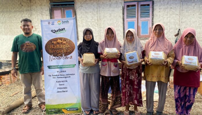 Inspiratif! BMH Jabar Sukses Distribusikan 50 Ekor Kurban di Pelosok Garut Selatan