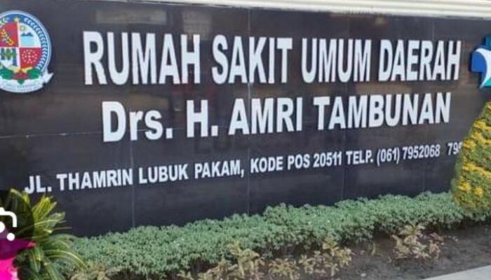 RSUD Drs H Amri Tambunan Bantah Isu Penahanan Pasien Karena Biaya
