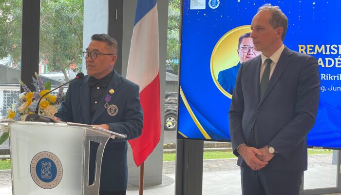 Dr. Rikrik Kusmara Dianugerahi Palmes Académiques oleh Pemerintah Prancis