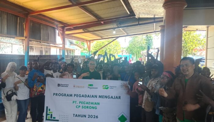IPMANAPANDODE Sorong Raya, Bersama Pegadaian Cabang Sorong Gelar Sosialisasi “Pengadaian  Mengajar”