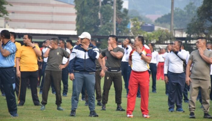 Olahraga Bersama TNI-Polri se-Wilayah Kogartap II/Bandung dan Unsur Forkopimda Semester I TA 2026