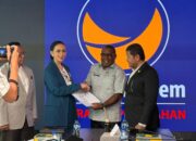 Wakil  Ketua I DPR Papua Tengah Sampaikan Aspirasi ke Fraksi NasDem DPR RI, Minta RDP di Komisi I dan III