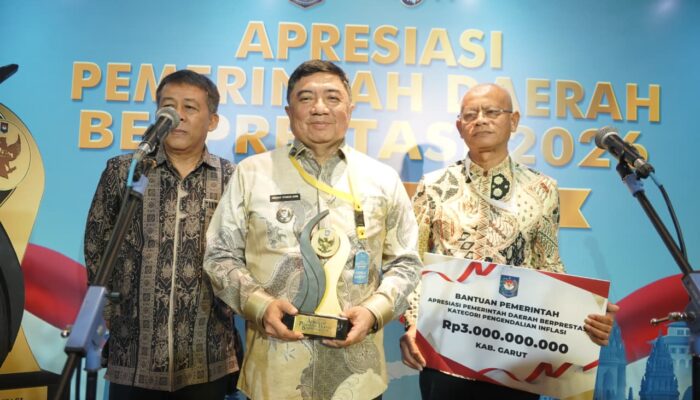 Garut Jadi Kabupaten Terbaik I Pengendalian Inflasi Regional Jawa-Bali